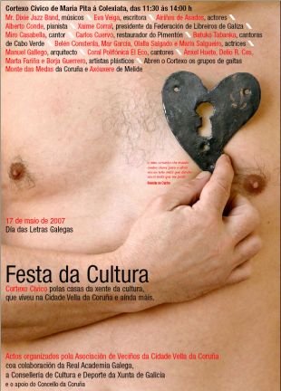 Celebraci&oacute;n do D&iacute;a das Letras na Cidade Vella da Coru&ntilde;a