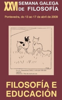 Filosofía e educación foi o tema da última Semana Galega da Filosofía