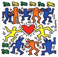 Unha das obras de Keith Haring